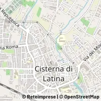 Mapa Cisterna di Latina