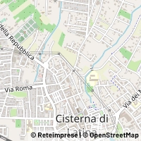 Karte Cisterna di Latina