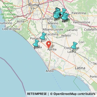 Mappa Via Mincio, 04011 Aprilia LT, Italia (21.32)