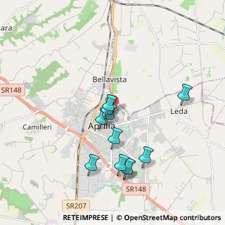 Mappa Via Gabriele D'Annunzio, 04011 Aprilia LT, Italia (1.83727)