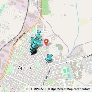 Mappa Via Deledda, 04011 Aprilia LT, Italia (0.375)