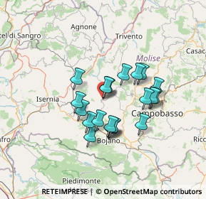 Mappa Frazione Vallecupa, 86095 Frosolone IS, Italia (11.4505)