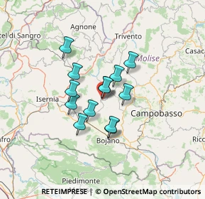 Mappa Frazione Vallecupa, 86095 Frosolone IS, Italia (9.61538)