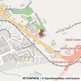 Mappa CC Piazza D, Ss17, 86170 Isernia, Isernia (Molise)