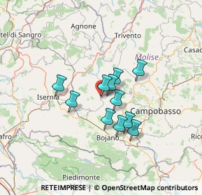 Mappa Via Giuseppe Marconi, 86095 Frosolone IS, Italia (9.89)