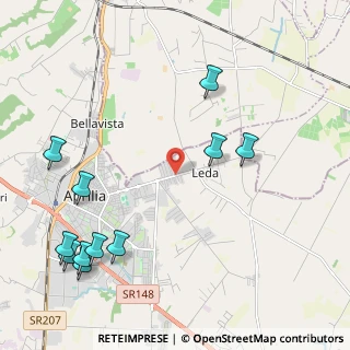 Mappa Via Bologna, 04011 Aprilia LT, Italia (2.90818)