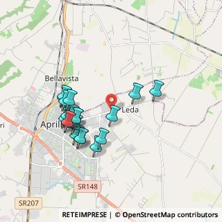 Mappa Via Bologna, 04011 Aprilia LT, Italia (1.8565)