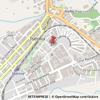 Mappa Viale Gabriele Veneziale, 2, 86170 Isernia, Isernia (Molise)