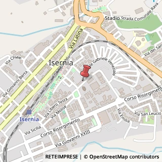 Mappa Via Libero Testa, 113, 86170 Isernia, Isernia (Molise)