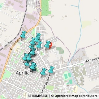 Mappa Via Luigi Pirandello, 04011 Aprilia LT, Italia (0.5305)
