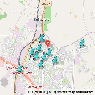 Mappa Via Luigi Pirandello, 04011 Aprilia LT, Italia (0.90636)
