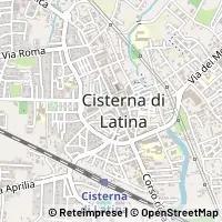 Mapa Cisterna di Latina