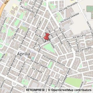 Mappa Via Guarneville, 33, 04011 Aprilia, Latina (Lazio)