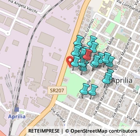 Mappa Via Goito, 04011 Aprilia LT, Italia (0.164)