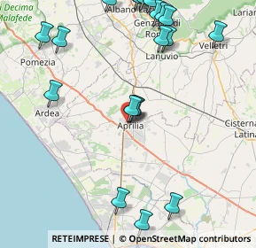 Mappa Via Goito, 04011 Aprilia LT, Italia (11.2145)