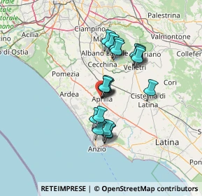 Mappa Via Goito, 04011 Aprilia LT, Italia (11.2005)