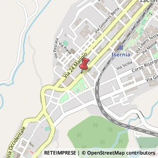 Mappa Via Alcide de Gasperi, 86170 Isernia IS, Italia, 86170 Molise, Molise (Molise)