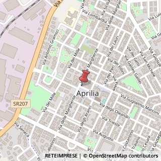 Mappa Piazza Roma, 12, 04011 Aprilia, Latina (Lazio)