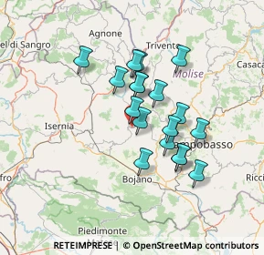 Mappa Via Teste, 86095 Frosolone IS, Italia (11.51222)