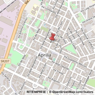 Mappa Via Aldo Moro, 82, 04011 Aprilia, Latina (Lazio)