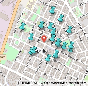 Mappa Via dei Lauri, 04010 Aprilia LT, Italia (0.2175)