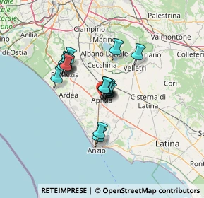 Mappa Via dei Lauri, 04010 Aprilia LT, Italia (9.39222)