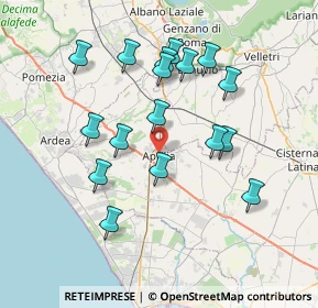 Mappa Via dei Lauri, 04010 Aprilia LT, Italia (7.56235)