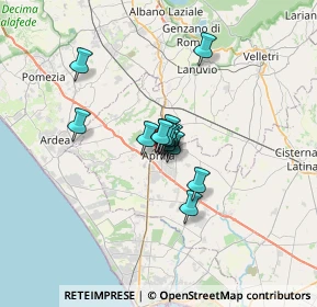 Mappa Via dei Lauri, 04010 Aprilia LT, Italia (3.63857)