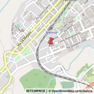 Mappa Via dello Stadio, 25, 86170 Isernia, Isernia (Molise)