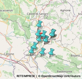 Mappa Via bivio, 86070 Fornelli IS, Italia (8.39077)