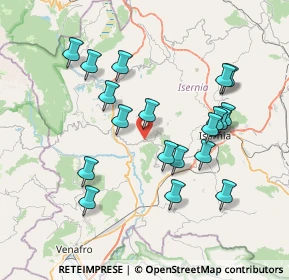 Mappa Via bivio, 86070 Fornelli IS, Italia (7.77632)