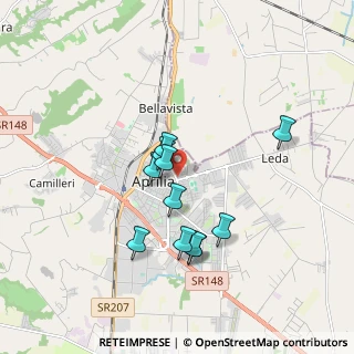 Mappa Via Camillo Benso Conte di Cavour, 04011 Aprilia LT, Italia (1.58636)