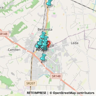 Mappa Via Camillo Benso Conte di Cavour, 04011 Aprilia LT, Italia (1.09182)