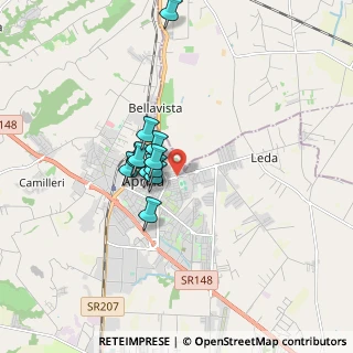 Mappa Via Cattaneo, 04011 Aprilia LT, Italia (1.28818)