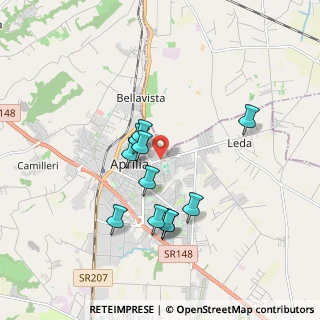 Mappa Via Cattaneo, 04011 Aprilia LT, Italia (1.65636)