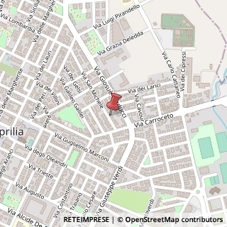 Mappa Via San Michele, 18, 04011 Aprilia, Latina (Lazio)