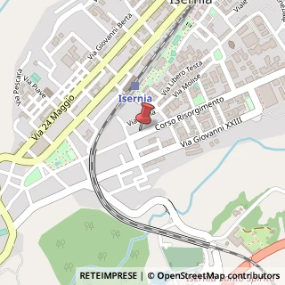Mappa Via Giovanni Berta, 1, 86170 Isernia, Isernia (Molise)