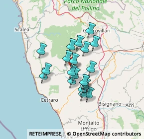 Mappa 87010 Mottafollone CS, Italia (10.691)