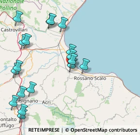 Mappa Via Santa Lucia, 87067 Rossano CS, Italia (20.83167)