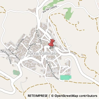 Mappa Via Giuseppe Mazzini, 1, 09020 Collinas, Medio Campidano (Sardegna)