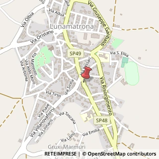 Mappa Via trieste 8, 09022 Lunamatrona, Medio Campidano (Sardegna)