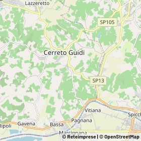 Mappa Cerreto Guidi