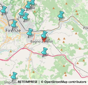 Mappa Via Gianfranco Mattei, 50012 Bagno A Ripoli FI, Italia (5.7775)