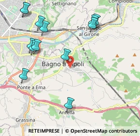 Mappa Via Gianfranco Mattei, 50012 Bagno A Ripoli FI, Italia (2.55692)