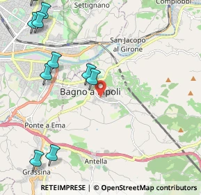 Mappa Via Gianfranco Mattei, 50012 Bagno A Ripoli FI, Italia (2.97091)