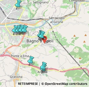 Mappa Via Gianfranco Mattei, 50012 Bagno A Ripoli FI, Italia (2.11667)