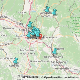 Mappa Via Gianfranco Mattei, 50012 Bagno A Ripoli FI, Italia (12.57846)