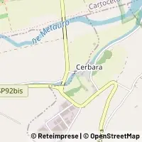 Kaart Montemaggiore al Metauro