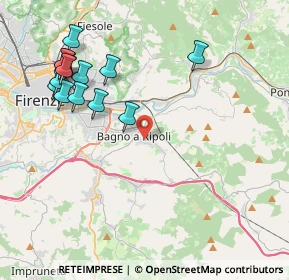 Mappa Strada Vicinale Martellina, 50012 Bagno A Ripoli FI, Italia (4.71929)