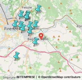 Mappa Strada Vicinale Martellina, 50012 Bagno A Ripoli FI, Italia (4.31231)
